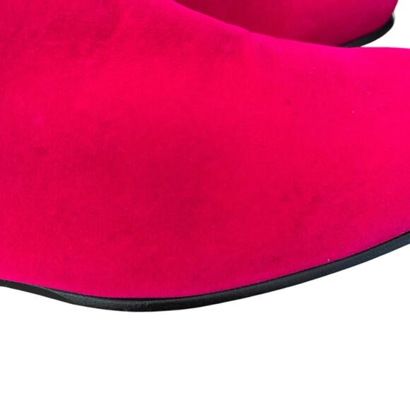 Roger Vivier Pink Pyramide Velvet Chelsea Boots size 36.5 size 6.5 - Picture 2 of 14